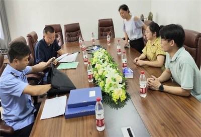 旌德縣生態環境分局入企走訪調研，優化營商環境助力日用化學產品銷售